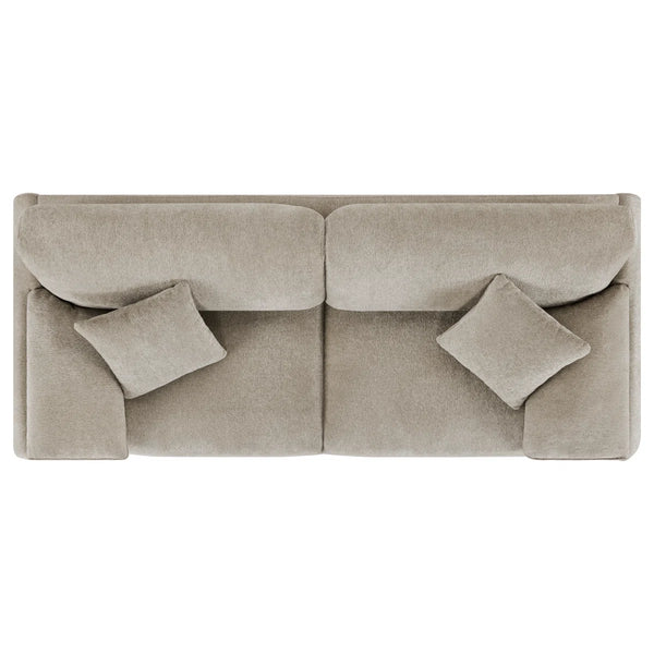 Simperk Upholstered Causal Chenille Sofa - Wooden Bazar