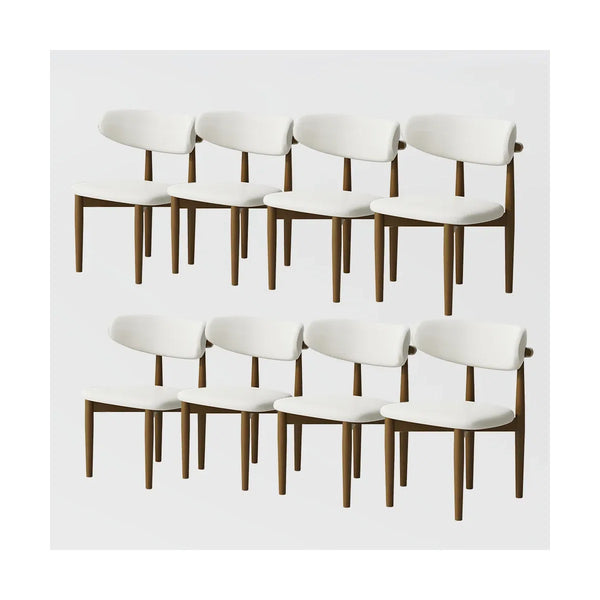 Modern Oval Dining Table Set with Sintered Stone Top and Upholstered Chairs Pre-Assembled Dining Room Furniture