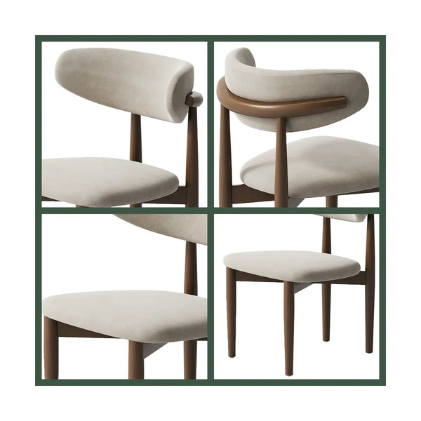 Modern Oval Dining Table Set with Sintered Stone Top and Upholstered Chairs Pre-Assembled Dining Room Furniture