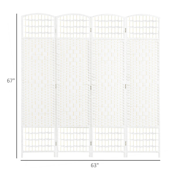Alaudin Solid Wood Folding Room Divider Privacy Screen  Wooden Bazar