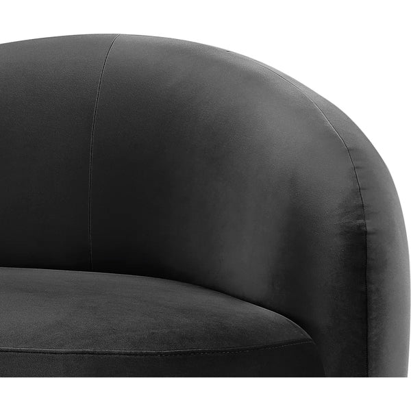 Aldana 92.5" Velvet Upholstered Sofa Wooden Bazar