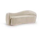 Aldana 92.5" Velvet Upholstered Sofa Wooden Bazar