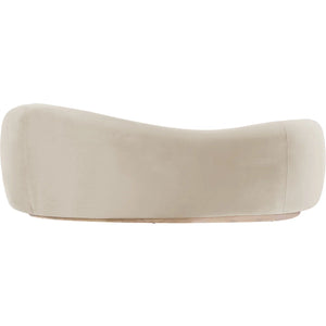 Aldana 92.5" Velvet Upholstered Sofa Wooden Bazar