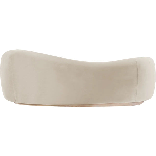 Aldana 92.5" Velvet Upholstered Sofa Wooden Bazar