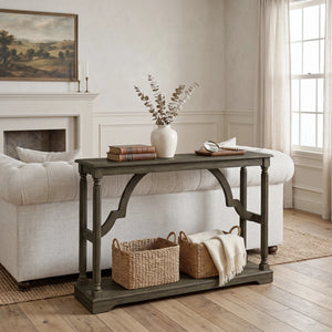 Solid Wood Console Table for Entryway, Hallway & Living Room  Wooden Bazar