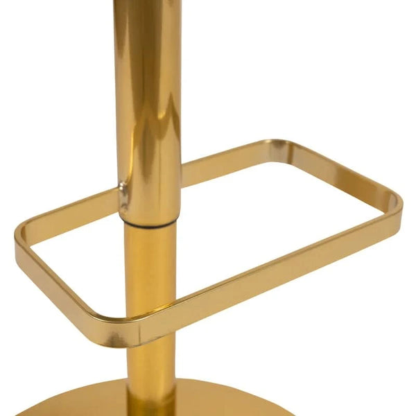 Amberlie Swivel Modern Upholstered Adjustable-Height Bar stool