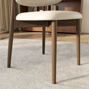Canicore 5 Person Round Dining Table Set - Wooden Bazar