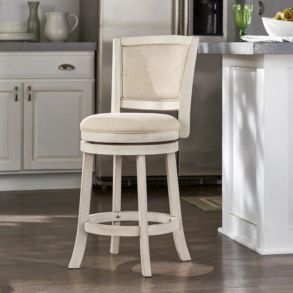 Ametra Swivel Counter & Bar Stool  Wooden Bazar