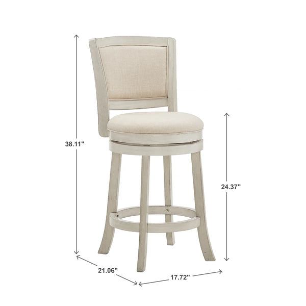 Ametra Swivel Counter & Bar Stool  Wooden Bazar