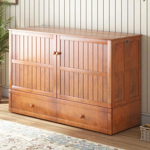 Shivank Murphy Storage Bed with Mattress - Wooden bazar