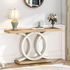 Farmhouse Wooden Console Table for Entryway & Living Room  Wooden Bazar