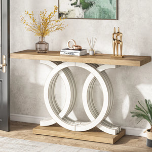 Farmhouse Wooden Console Table for Entryway & Living Room  Wooden Bazar