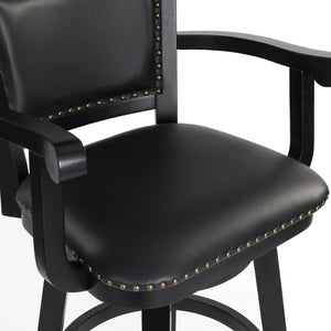 Angelija Extra Tall Swivel Bar Stool  Wooden Bazar
