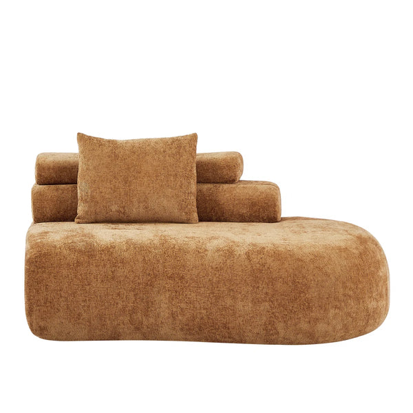 Arcadia Boneless 122-inch Modern Compression Modular Sectional Sofa  Wooden Bazar