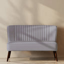 Ashlynn 53" Armless Loveseat  Wooden Bazar