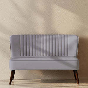 Ashlynn 53" Armless Loveseat  Wooden Bazar