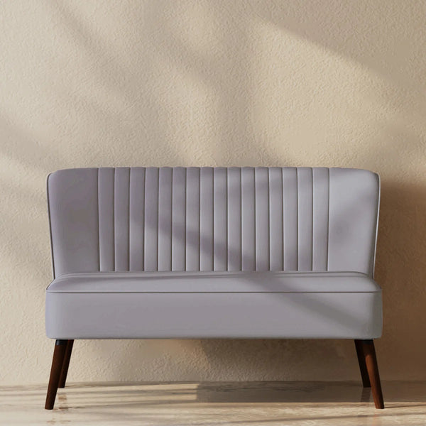 Ashlynn 53" Armless Loveseat  Wooden Bazar