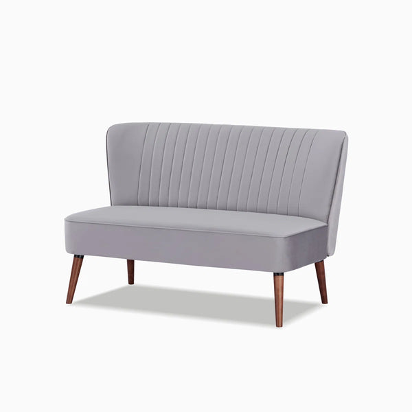 Ashlynn 53" Armless Loveseat  Wooden Bazar