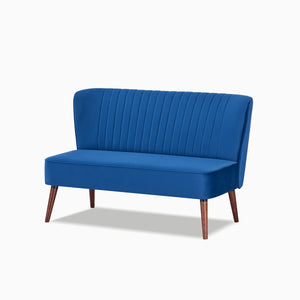 Ashlynn 53" Armless Loveseat  Wooden Bazar