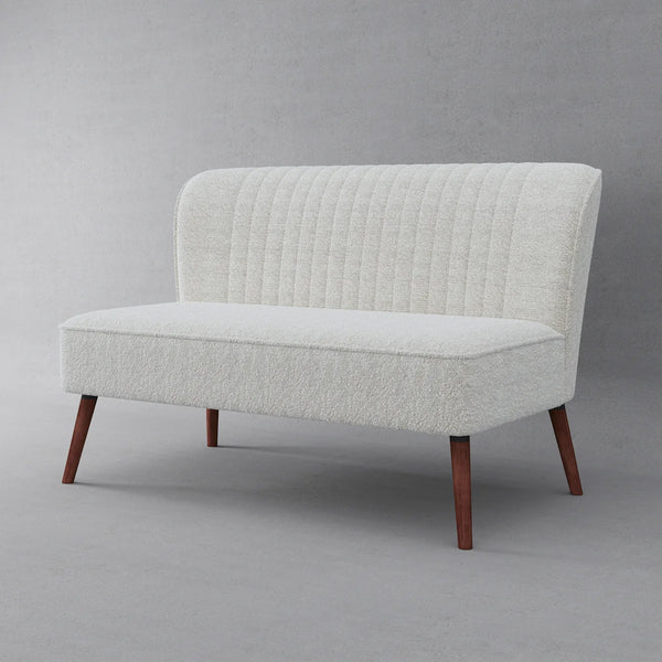 Ashlynn 53" Armless Loveseat  Wooden Bazar