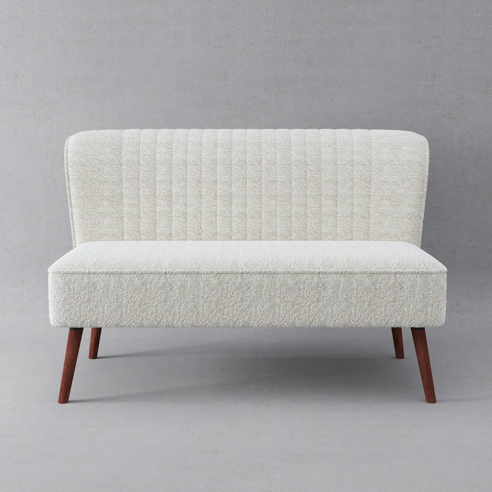 Ashlynn 53" Armless Loveseat  Wooden Bazar