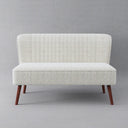 Ashlynn 53" Armless Loveseat  Wooden Bazar