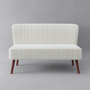 Ashlynn 53" Armless Loveseat  Wooden Bazar