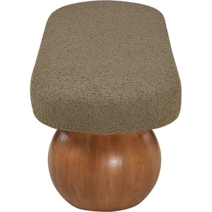 Thanos Upholstered Bench - Wooden Bazar