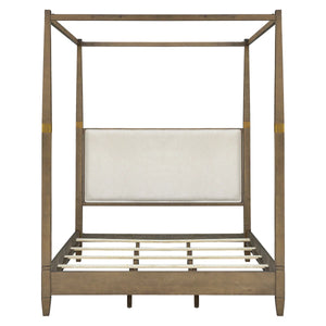 Nesdeck Canopy Queen-size Bed - Wooden Bazar