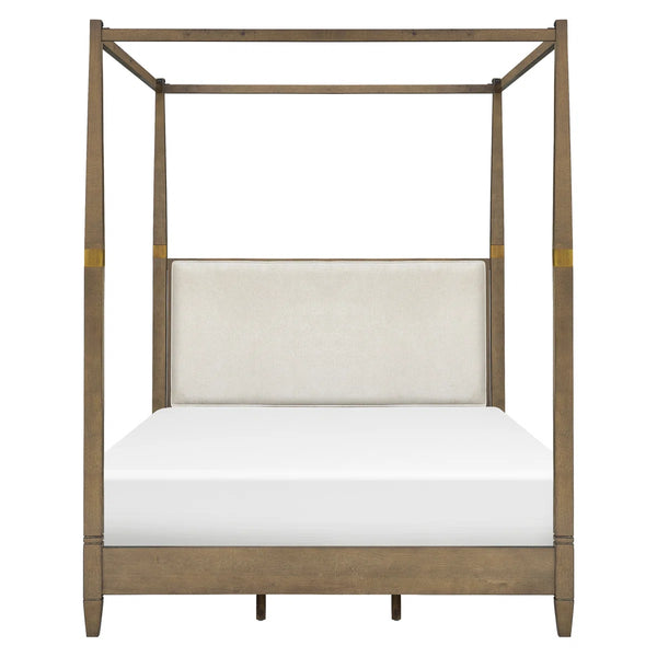 Nesdeck Canopy Queen-size Bed - Wooden Bazar