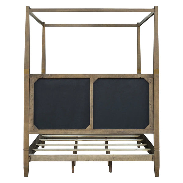 Nesdeck Canopy Queen-size Bed - Wooden Bazar