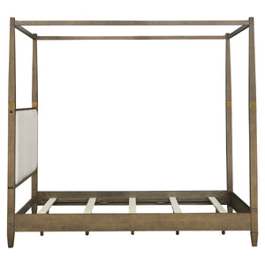 Nesdeck Canopy Queen-size Bed - Wooden Bazar