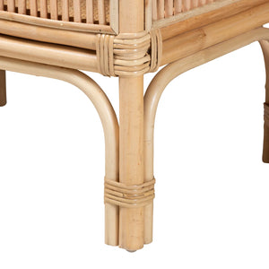 Modern Bohemian Rattan Console Table for Entryway, Hallway & Living Room  Wooden Bazar