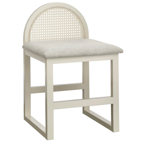 Bayview Vanity Desk and Stool  Wooden Bazar