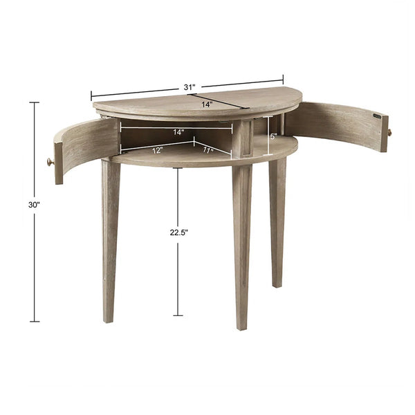 Crestview Storage Console Table for Entryway, Living Room & Hallway  Wooden Bazar