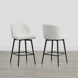 Benedit Swivel Counter & Bar Stool  Wooden Bazar
