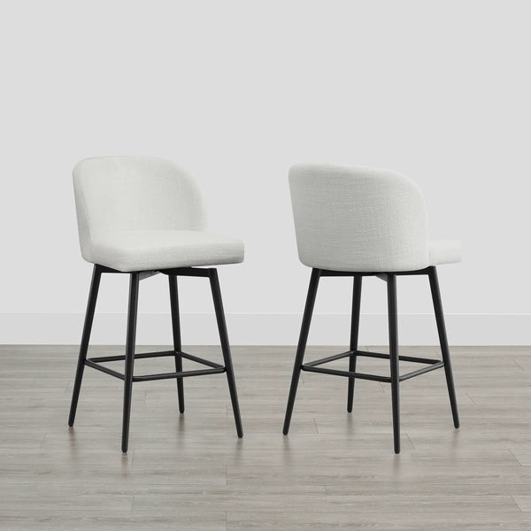 Benedit Swivel Counter & Bar Stool  Wooden Bazar