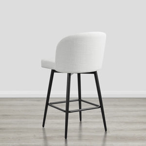 Benedit Swivel Counter & Bar Stool  Wooden Bazar