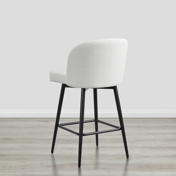 Benedit Swivel Counter & Bar Stool  Wooden Bazar