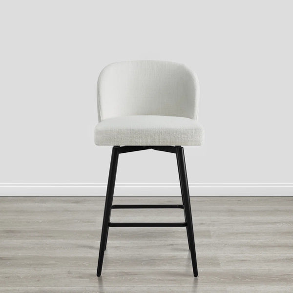 Benedit Swivel Counter & Bar Stool  Wooden Bazar