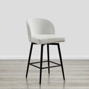Benedit Swivel Counter & Bar Stool  Wooden Bazar