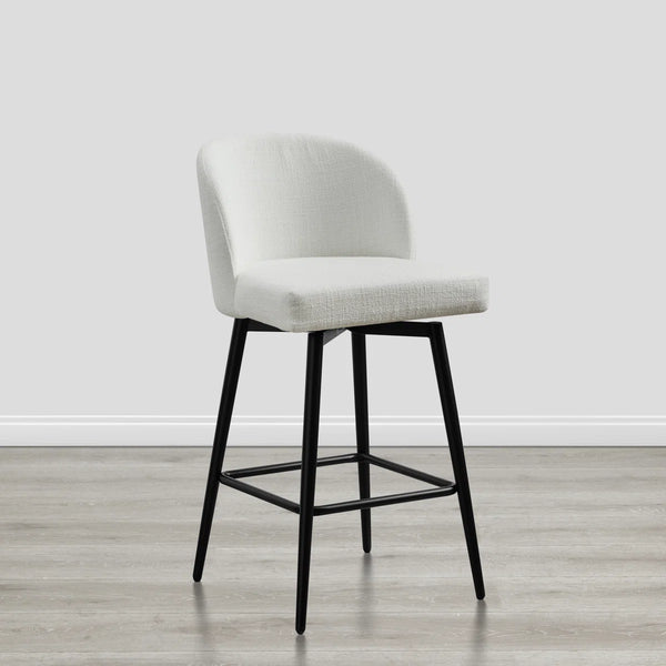 Benedit Swivel Counter & Bar Stool  Wooden Bazar