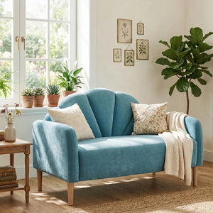 Billijo Solid and Manufactured Wood Standard Loveseat  Wooden Bazar