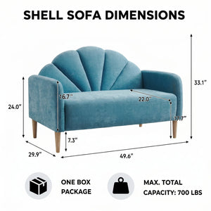 Billijo Solid and Manufactured Wood Standard Loveseat  Wooden Bazar