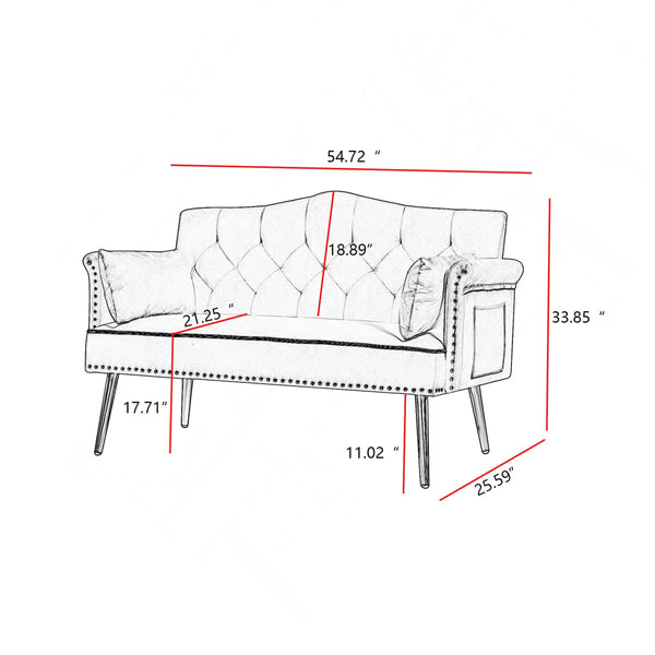 Black 2 Seater Sofa  Wooden Bazar