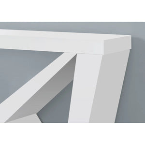 Sculptural Accent Console Table  Wooden Bazar