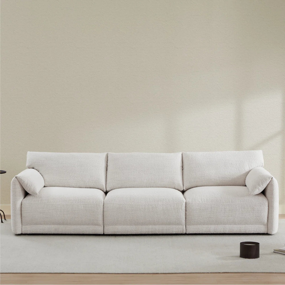 Sinhered Upholstered Sofa With Solid Wood Leg - Wooden Bazar