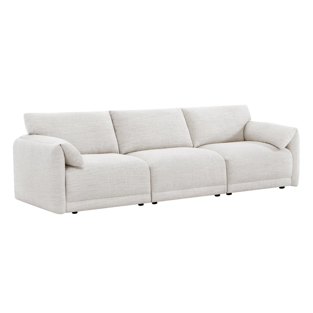 Sinhered Upholstered Sofa With Solid Wood Leg - Wooden Bazar