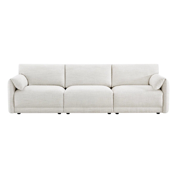 Sinhered Upholstered Sofa With Solid Wood Leg - Wooden Bazar