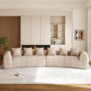 Modern Curved Sectional Sofa Oversized Compression Sofa